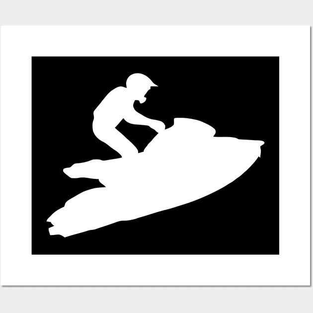 Jumping Jet Ski Wall Art by Ramateeshop